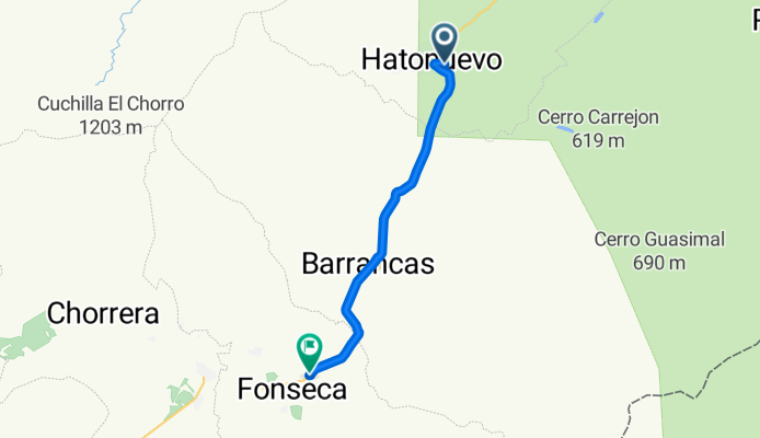 De Calle 11 7-33, Hatonuevo a Fonseca - Barrancas