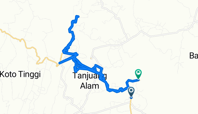 Jalan Raya Batusangkar 443, Salimpaung to Jalan Raya Batusangkar 443, Salimpaung