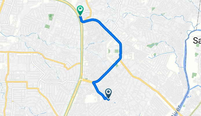 Mount Semeru 12, Quezon City to Commonwealth Avenue 252, Quezon City