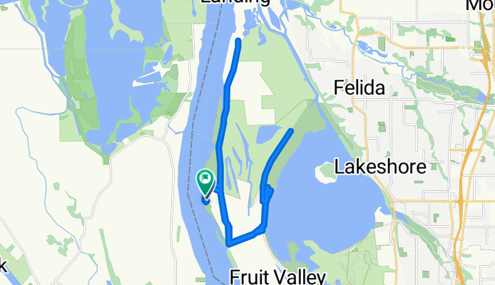 8800 NW Lower River Rd, Vancouver to 8800 NW Lower River Rd, Vancouver