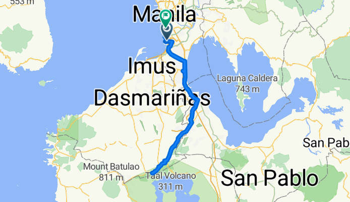 Alabang - Tagaytay route