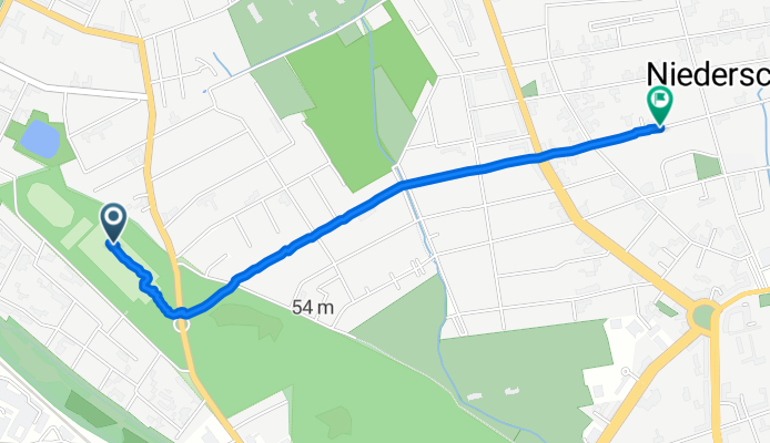 Germanenstraße 43, Berlin nach Platanenstraße 104, Berlin