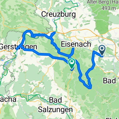 Wutha - Rennsteig - Hörsel - Wilhelmsthal
