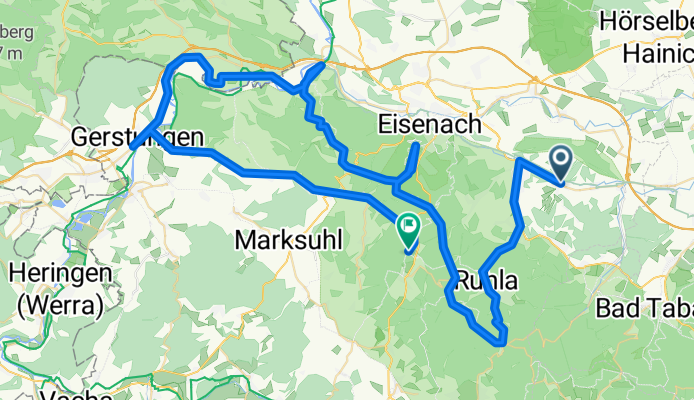 Wutha - Rennsteig - Hörsel - Wilhelmsthal