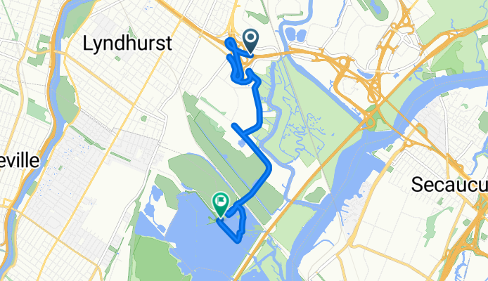 NJ-3 W, Rutherford to 1 De Korte Park Plaza, Lyndhurst