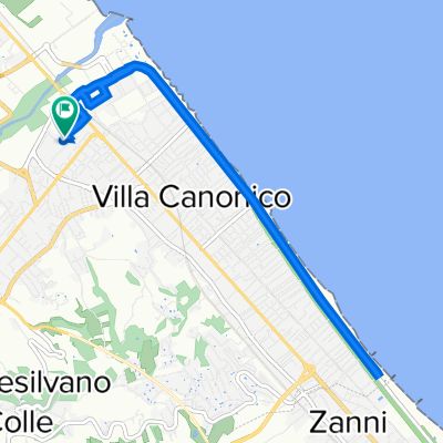 Da Via E. Di Blasio 8, Montesilvano a Via E. Di Blasio 6/B, Montesilvano