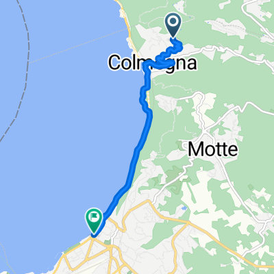 Via Europa Unita 38, Colmegna nach Via Piero Chiara 9, Luino