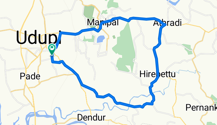 25Km 200M Manipal Roundabout