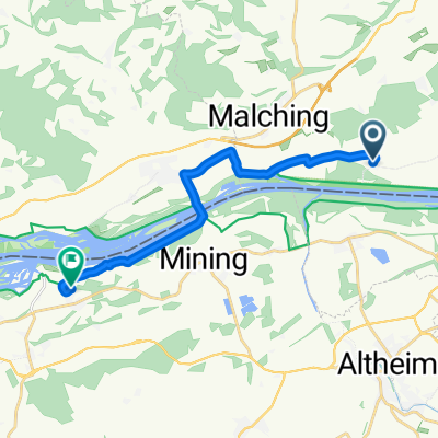 Aufhausen 7, Bad Füssing nach Bogenhofen 3, Sankt Peter am Hart
