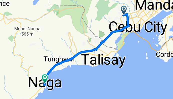R. Duterte Street 56, Cebu City to Cebu South Road, City of Naga