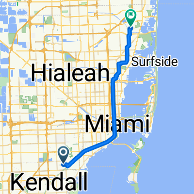 5918 SW 62nd Terr, South Miami to 1601 NE 174th St, North Miami Beach