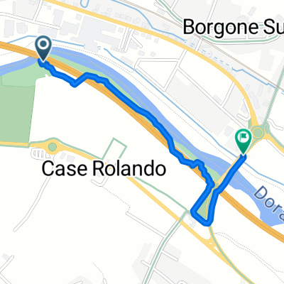 Da Autostrada Torino-Bardonecchia, Villar Focchiardo a Via Augusto Abegg, Borgone Susa