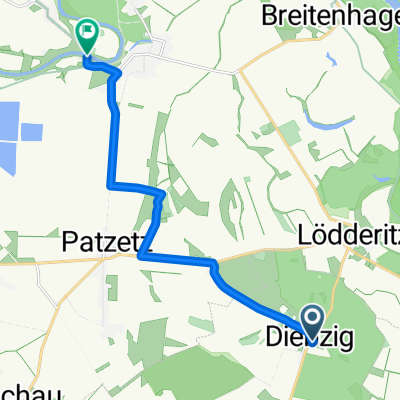 Dorfplatz Diebzig 56, Osternienburger Land nach Fährhaus, Barby