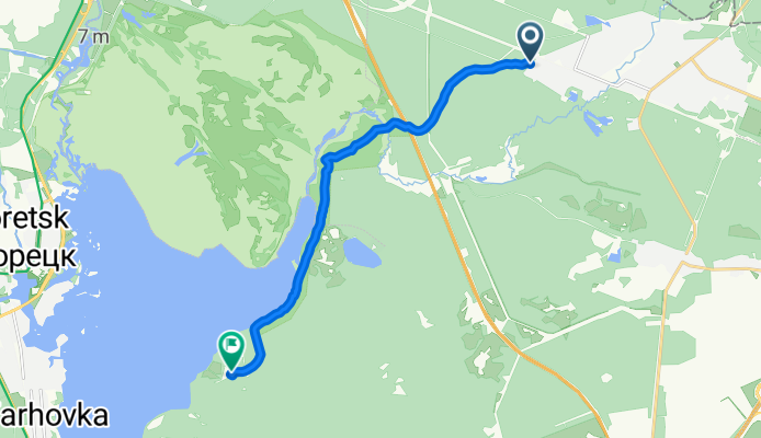 От Новгородская улица 1, Санкт-Петербург до дорога к Шалашу Ленина 1, Санкт-Петербург