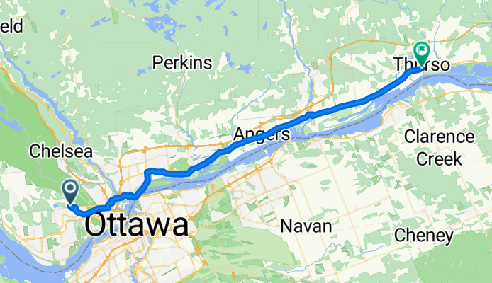 30 Rue de la Bourrasque, Gatineau to 350 Rue Victoria, Thurso