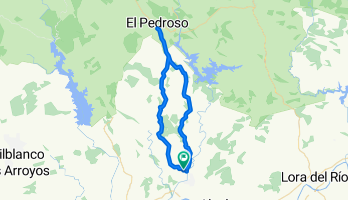  Ruta protesta -Villanueva de rio y minas/ El pedroso- Hispabtt