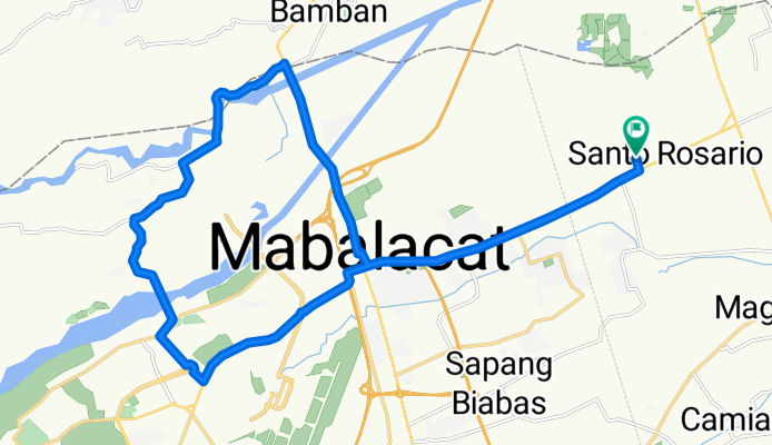 Unnamed Road, Magalang to Unnamed Road, Magalang