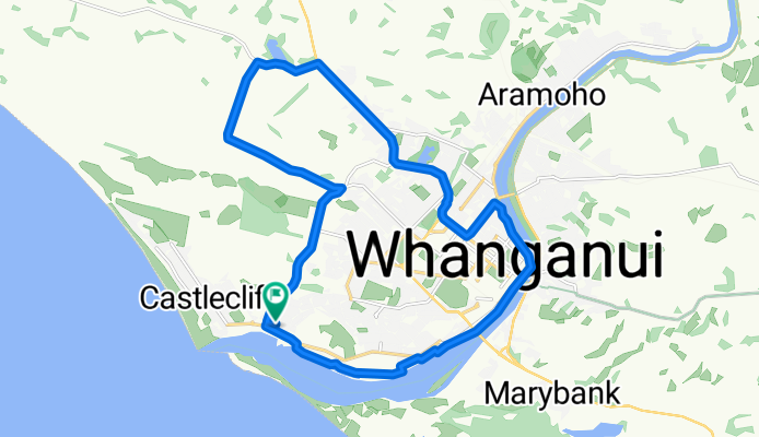 Hinau Street 84, Whanganui to Hinau Street 84, Whanganui