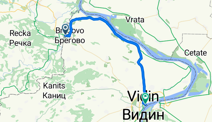 Route No.1 Bregovo - Vidin