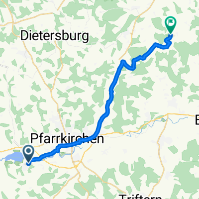 Poststraße 3, Postmünster nach Hochaich 1, Egglham