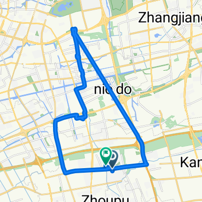 Junmin Highway, Shanghai to Kangshen Highway and Xiushen Road Intersection West 50 Mi, Shanghai