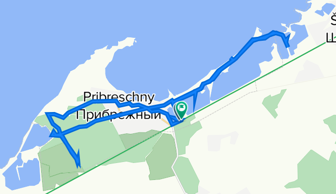 От База отдыха, Прибрежный до База отдыха, Калининград