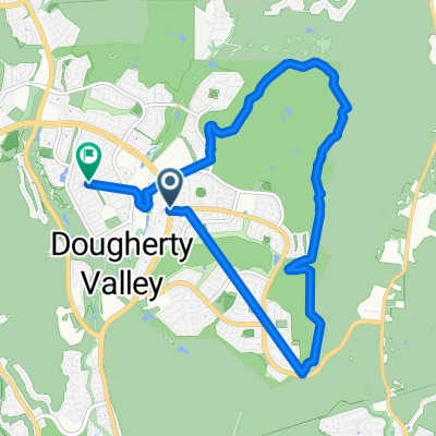 Route from 11401–11435 Windemere Pkwy, San Ramon