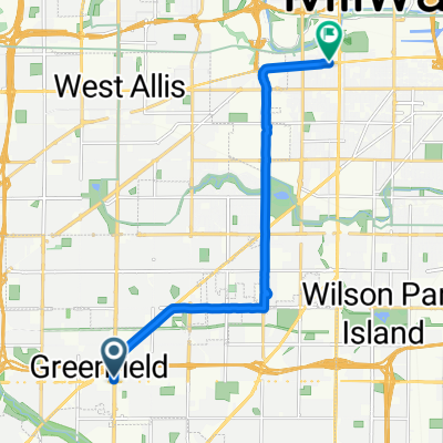 7600 W Layton Ave, Greenfield to 2900–2998 W National Ave, Milwaukee