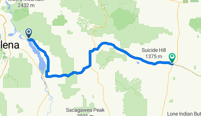 Helena to Harlowton