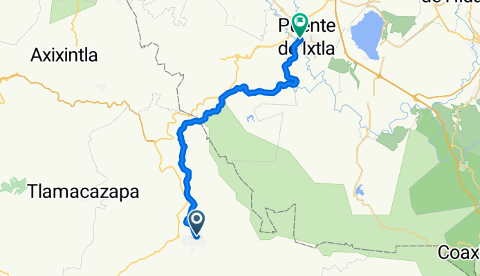 De Avenida Portillo Alvarado, Buenavista de Cuéllar a Avenida José María Morelos 51–103A, Puente de Ixtla