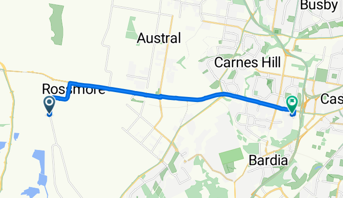 133 Barry Avenue, Catherine Field to 2 Darwin Road, Edmondson Park