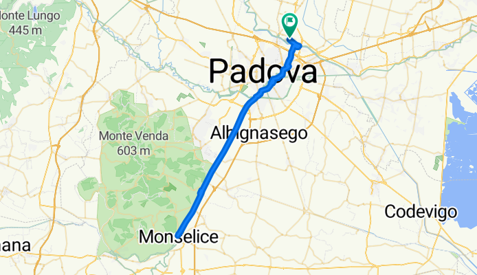 Caffettino a Monselice e ritorno...