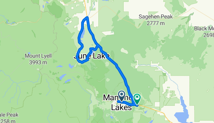 Mammoth Lakes to June Lake loop