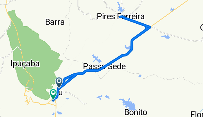 De Rua Padre Mororó, Ipu a Rua Ossario Martins, 93–243, Ipu