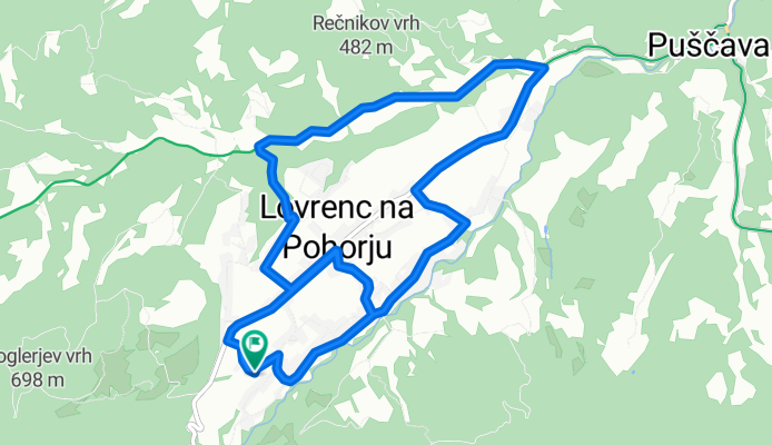 Oglarska pot 15 to Oglarska pot 15