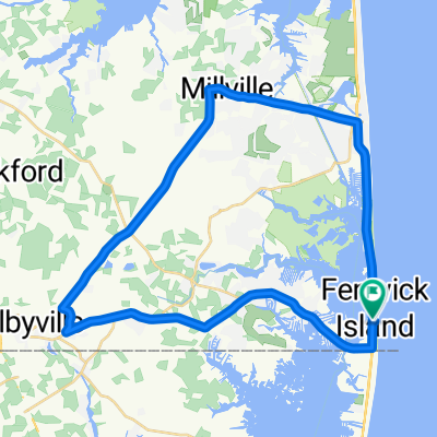 2 E Georgetown St, Fenwick Island to 1300 Coastal Hwy, Fenwick Island