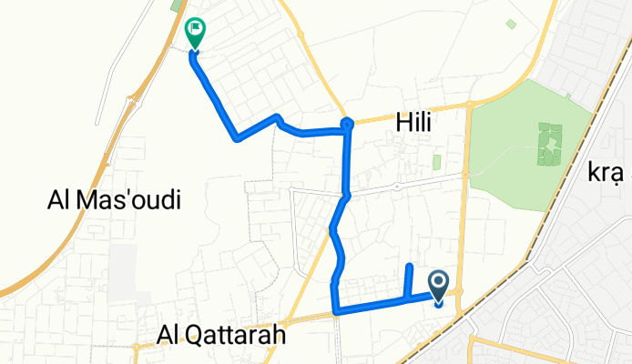 Route to 28th Street, Al Ain