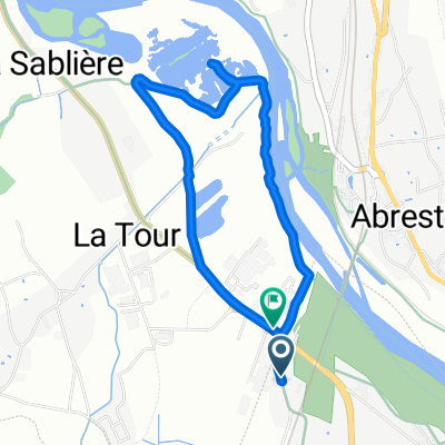 De 27 Rue des Sables, Hauterive à 100–102 Route d'Hauterive, Abrest