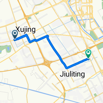 No.233 Xuying Road, Shanghai to No.120 Laifang Road, Shanghai