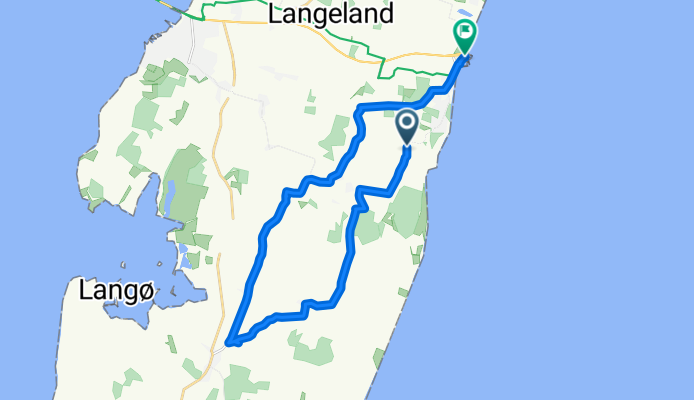 Drejet, Rudkøbing nach Spodsbjergvej 242, Rudkøbing