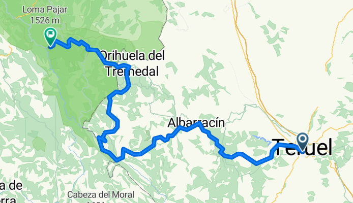 Montañas Vacías Road Etapa 1