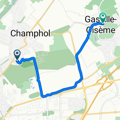 De 4 Rue de la Mare Cochin, Champhol à Rue de la Madeleine, Gasville-Oisème