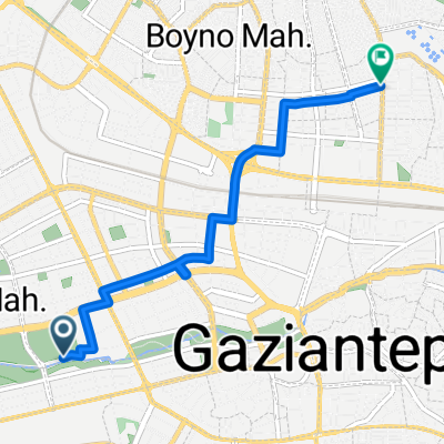 Route to Kaplan Sokak 61, Şehitkamil