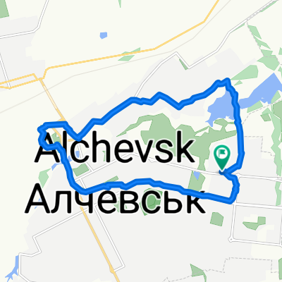 От проспект Металургів 13, Алчевськ до проспект Металургів 13, Алчевськ