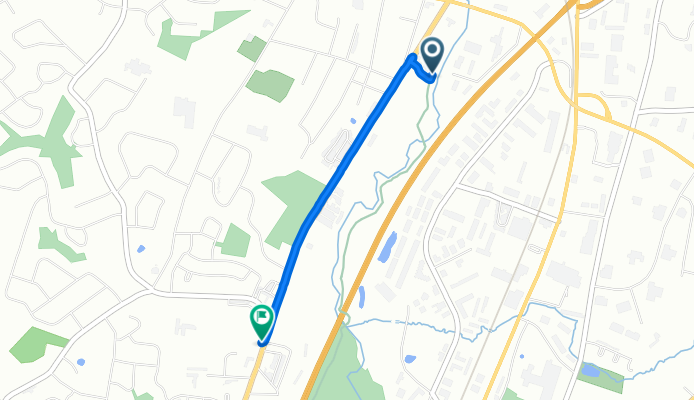 45 Warehouse Point Rd, Wallingford to 87 N Turnpike Rd, Wallingford