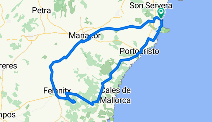 Sa Coma-Felanitx-San Salvador-Manacor-Cala Millor