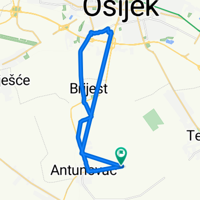 Ulica Hrvatske Republike 101, Antunovac to Ulica Hrvatske Republike 101, Antunovac