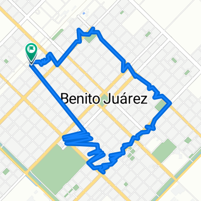 De Pellegrini 100-148, Benito Juárez a Pellegrini 109 - 100, Benito Juárez