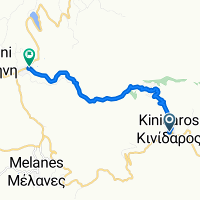 Griechenland, Kinidaros nach Unnamed Road, Naxos
