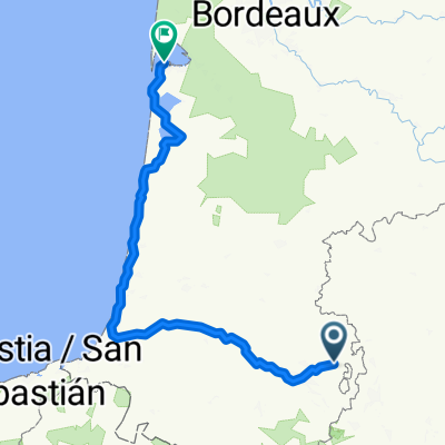 De Chemin de la Lande 4, Abère à Allée de la Galaxie 2, Arcachon